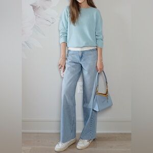 NEW Uniqlo C Wide Straight Stretch Jeans, Size 24